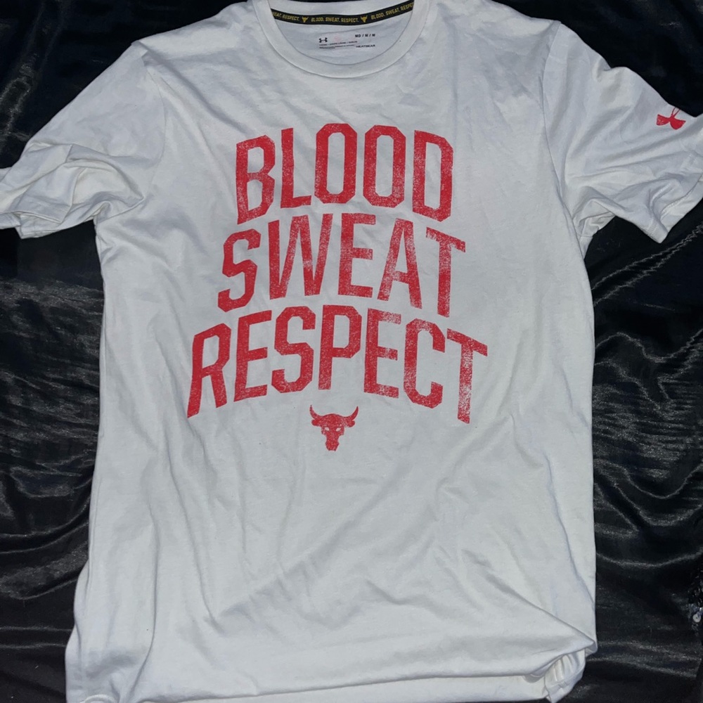 under armour blood sweat respect tshirt